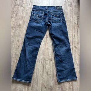 Silver Jeans Zac Flap Men's denim Blue Jeans western casual